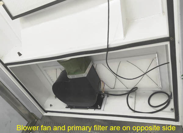 Bộ phận phòng tắm không khí trong phòng sạch của công ty RoHS Kết nối với bộ điều khiển thu bụi bằng PLC và màn hình cảm ứng 3